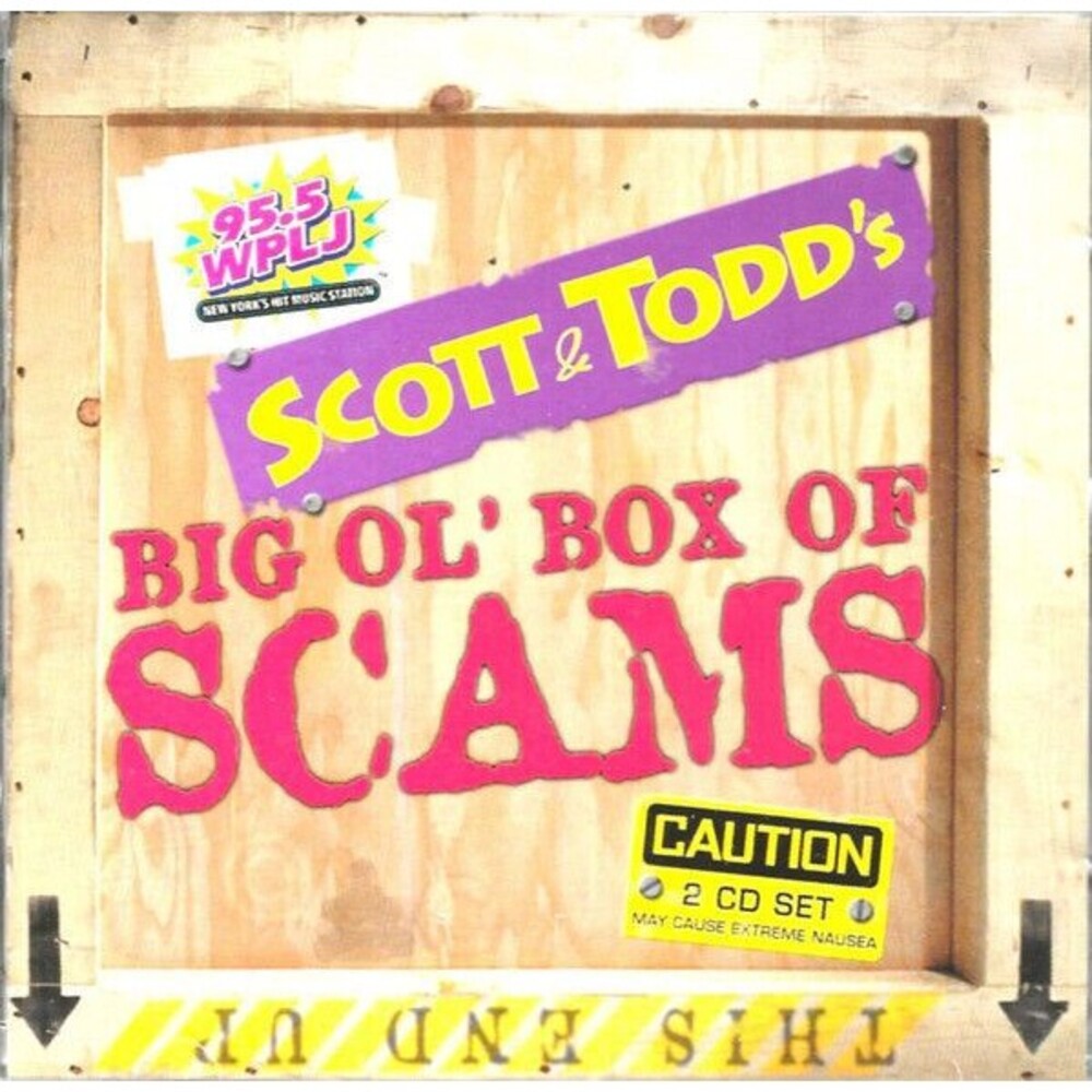 NEW! 95.5 WPLJ NY New York 2 CD Set Scott & Todd's Big Ol' Box of‎ Scams OOP!